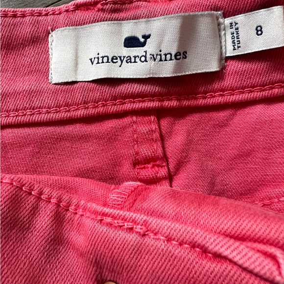 Cranberry Pink Vineyard Vines Denim Skirt | Size 8 - Picture 7 of 9